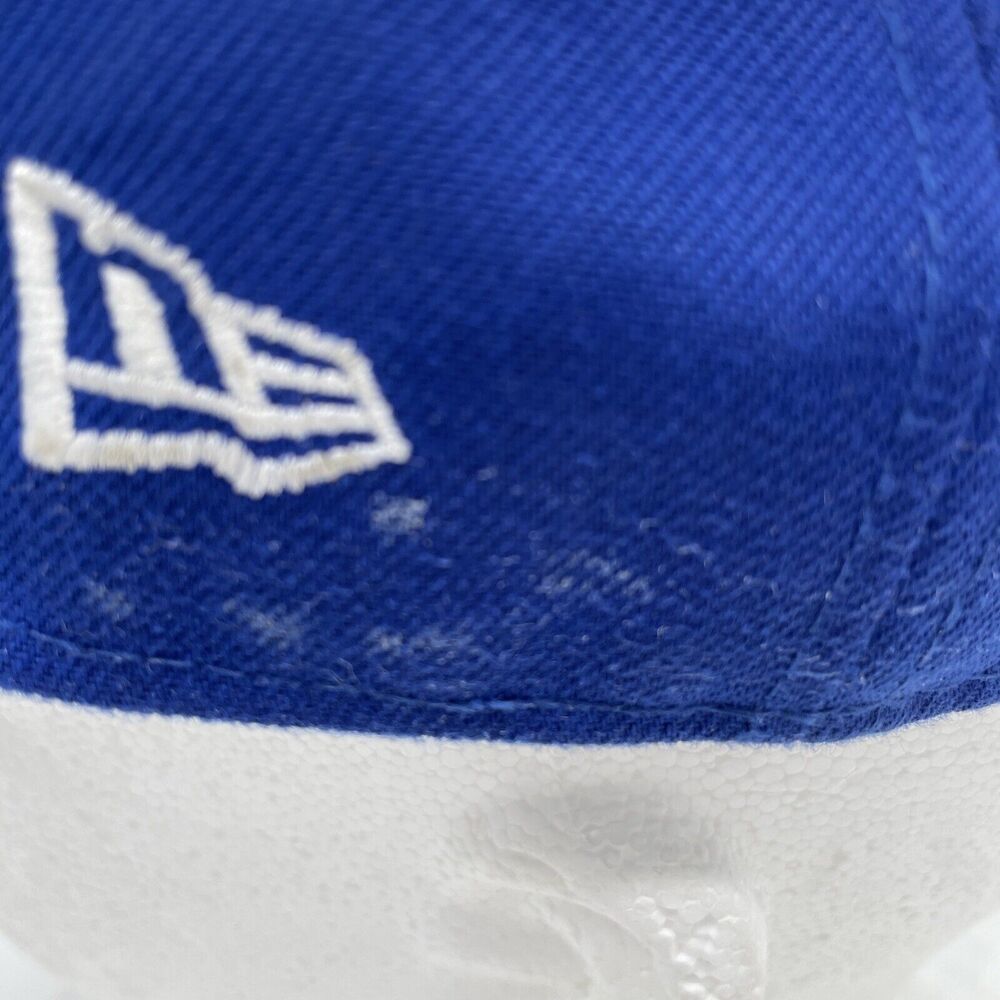 LA Los Angeles Clippers NBA Fitted 7 1/8 Blue / Red Cap RARE Suede Brim - Picture 4 of 10